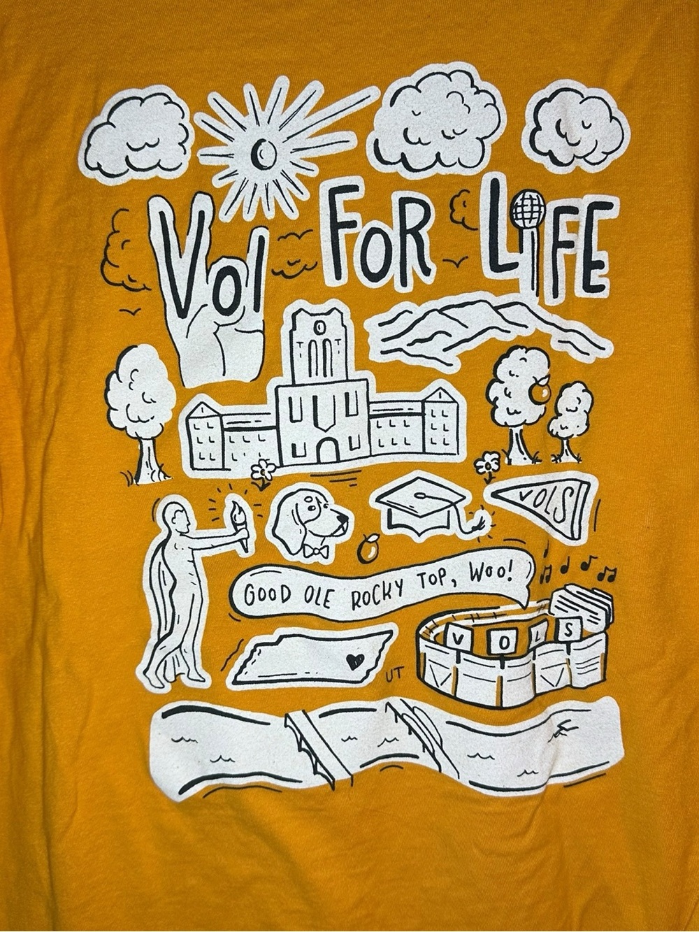Tennessee Volunteers "Vol for Life" t-shirt Men’s size Large - Picture 5 of 6